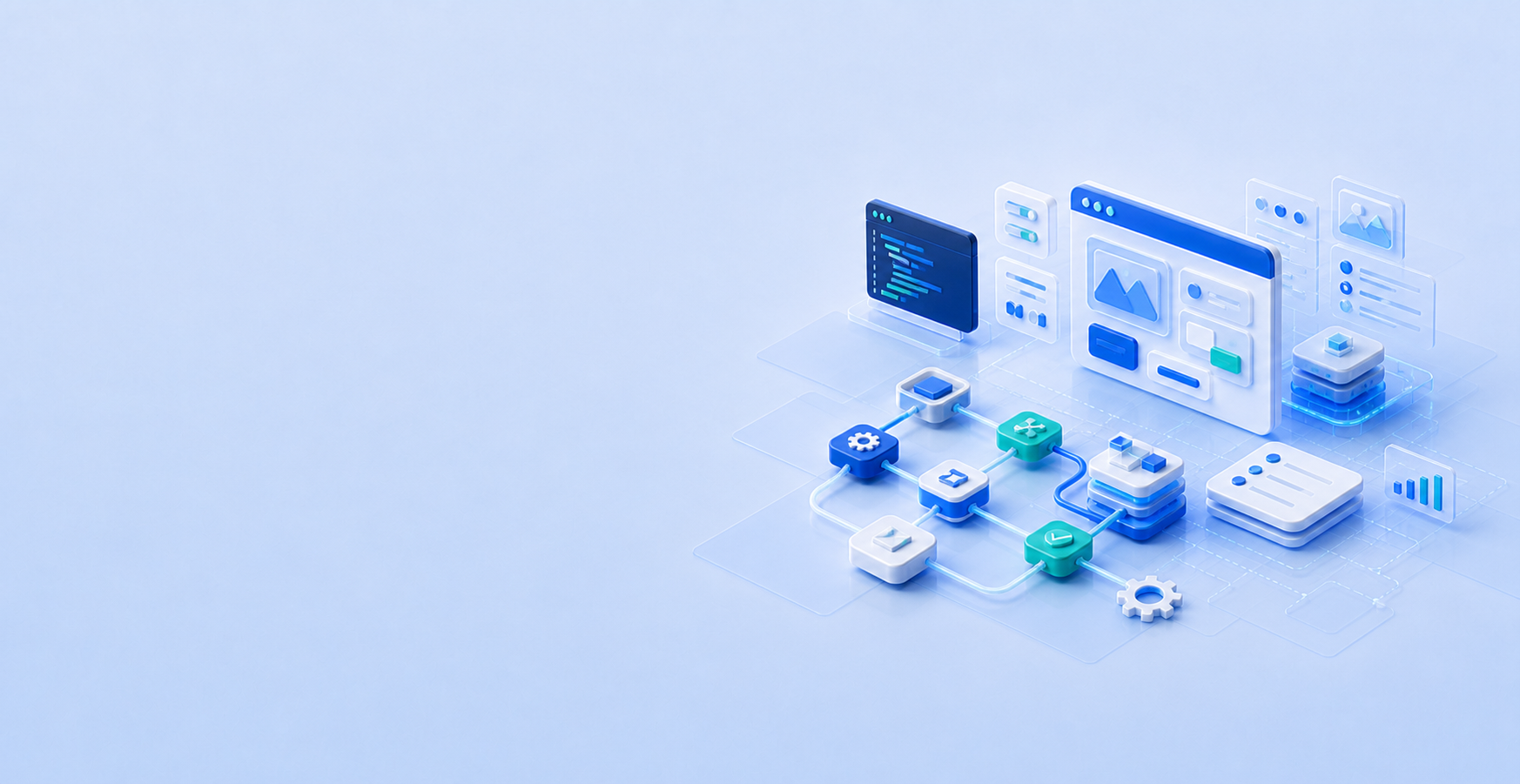 Interfaces web, código y automatizaciones conectadas