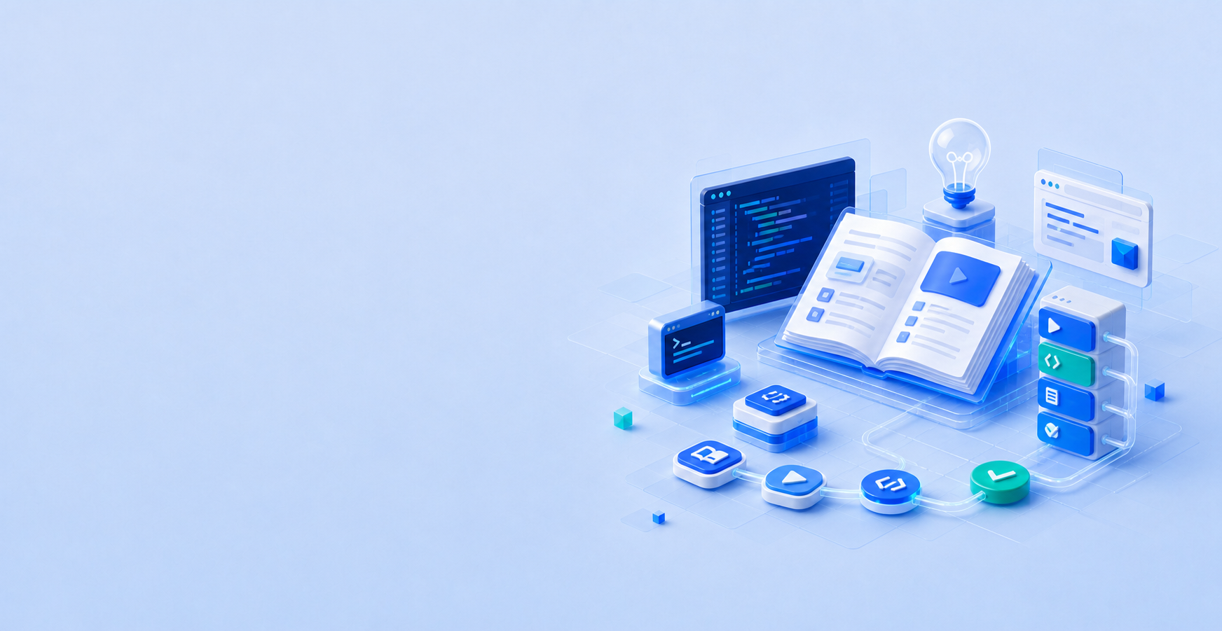 Manual digital, editor de código y módulos de aprendizaje técnico